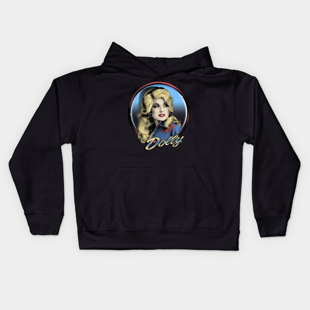 Dolly-Parton Kids Hoodie by Activate